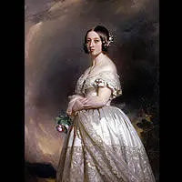 La regina Vittoria ritratta in giovane età dal pittore Winterhalter
